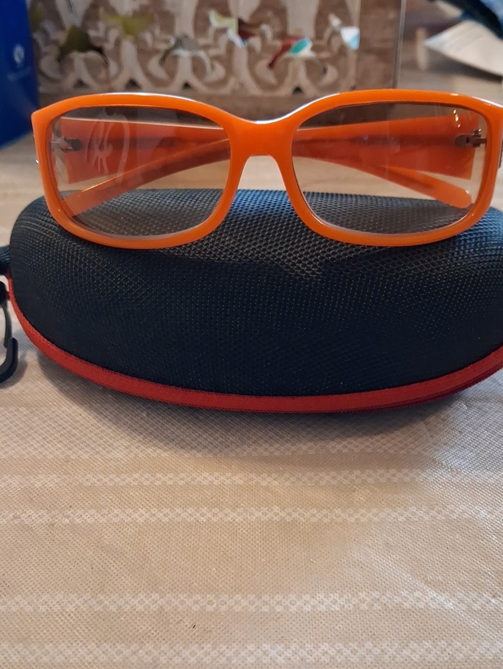 Dolce And Gabbana Orange Sunglasses.